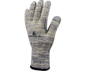 Gant tricoté enduit DELTA PLUS VECUT5507 HEATnocut coupe légère jauge 10 Taille 7 Jaune/Gris