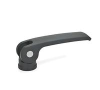 Ganter la norme Éléments - Tendeur avec filetage intérieur excentrique, 1 pièce, noir, GN 927-82/M6/B B