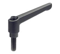 Ganter Norm Levier de serrage réglable GN 300 d1 M 10 mm l1 78 mm l2 32 mm filetage ext. GAN Quantité:1
