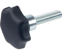 Ganter Norm Poignée étoile GN 6336.4 Vis de poignée étoile - 6336.4-ST-50-M10-40