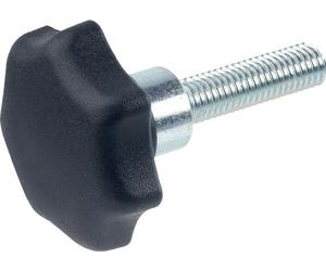 Ganter Norm Poignée étoile GN 6336.4 Vis de poignée étoile - 6336.4-ST-50-M10-40