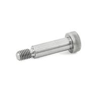Ganter Norme Éléments | Pass Vis avec ceinture - ISO 7379 | acier inoxydable, argent, ISO 7379-12-M10-90-NI
