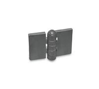 Ganter Normelemente | Charnière à souder - GN 1366-ST-60-50-A-BL | Profil en acier | L x L : 60 x 50 mm