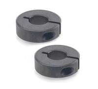 Ganter Normelemente GN 706.2-48-B25-ST 2-48-B25-ST Lot de 2 bagues de réglage fendues oxydées à la vapeur Noir Diamètre d1 : 48 mm Alésage d2 : B25