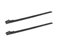 Ganter Normelemente Lot de 2 Courroies de Serrage GN 1110-25-250-ST-SW Longueur 25 cm Arno Fermeture en Acier
