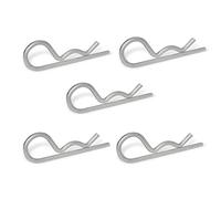 Ganter Normelemente Lot de 5 bouchons à ressort - En acier inoxydable - GN 1024-NI-2-E - Diamètre : 2 mm
