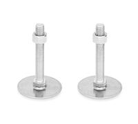 Ganter Normelemente | Pieds de réglage en Acier Inoxydable - GN 41-60-M10-60-D0-SK | Diamètre du Pied : 60 mm