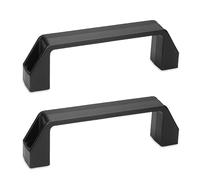 Ganter Normelemente | Poignées à étrier Poignee Porte Poignée Plastique - GN 528-PA-132-8,5-SW | Plastique polyamide | Espacement des trous : 132 mm | Lot de 2