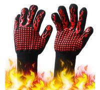 Gants Anti-brûlure pour Barbecue, résistants à la chaleur, antidérapants, pour four, BBQ, cuisine, cuisson