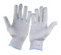 Gants anti-coupure cuisine - 26 cm - Gris - EN388 Niveau 5 - Doux et léger