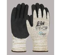 Gants anti coupure D G Tek® 3RX™ enduit latex microsurface beige noir T8 PIP 41 8150R 8