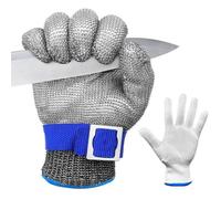 Gants anti coupure niveau 9, gant anti coupure cuisine, gant huitre protection, gant de boucher en maille, gants résistants coup