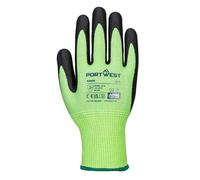 Gants anti-coupures Portwest A645 Green Cut 5 Mousse Nitrile - Vert/Noir 9