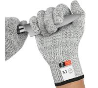Gants Anti-Coupures Professionnels Haute Protection de Sécurité Cuisine, Protection Huitre Niveau 5