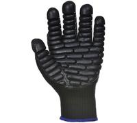 Gants Anti Vibration Portwest - Noir - Main - 50% Coton, 45% Nylon, 5% Caoutchouc Chloroprène 9