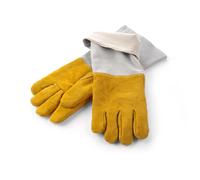 Gants Barbecue en Cuir Résistants à la Chaleur - 2 Pièces - (L)460mm - Hendi