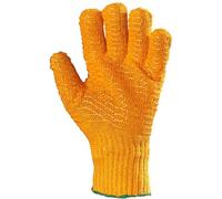 Coverguard Gants Eurostrong 4500 Criss-Cross antidérapants Orange Taille 10 Pack 10