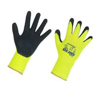 Gants d’atelier tricot fin Kerbl ActiveGrip Lite Jaune Taille 8