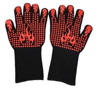 Gants de barbecue résistants à la chaleur ¿ Gants de cuisine en silicone pour des grillades en toute sécurité Design souple, antidérapant et écologique