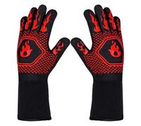 Gants de barbecue résistants à la chaleur jusqu'à 430 °C - Gants de cuisine en silicone antidérapants, résistants aux coupures, flexibles et faciles à nettoyer