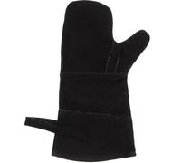 Gants de cuisine et de barbecue ignifuges de qualité supérieure - Gants de cuisine en cuir de vache antidérapants et résistants à la chaleur pour plus de sécurité et de confort