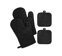Gants de Cuisine Silicone et Coton Anti-Chaleur