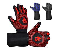 Gants de cuisson en Silicone, étanches, pour griller, pour la manipulation de la viande, de porc en retrait, lavables et respirants à la chaleur