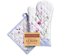 Gants de four et maniques résistants à la chaleur, fabriqués en 100 % coton : le cadeau idéal pour la fête des mères et pour cuisiner pendant l'été