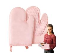 Gants de four - Imperméables, doux, antidérapants, anti-brûlure, pour cuisinière, micro-ondes, cheminée, maison, restaurant, boulangerie, barbecue