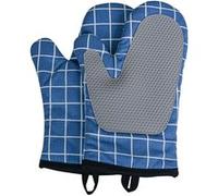 Gants de four silicone et coton anti-chaleur