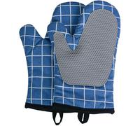 Gants de four silicone et coton anti-chaleur