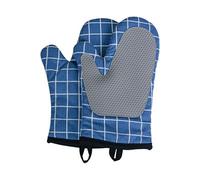Gants de four silicone et coton anti-chaleur