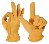Gants de jardin en cuir résistants aux coupures