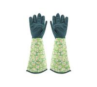 Gants De Jardin Résistants À L'Abrasion Anti-Dérapant Anti-Perforation Avec Manches Longues 1 Paire (Vert) G