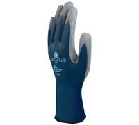 Gants de manipulation fine VE702 GREEN Bleu - 12 paires - taille 8 DELTA PLUS