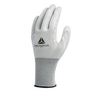 Gants de manutention Delta Plus VV712BC blanc/gris taille L 6 pièces