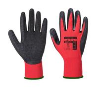 Portwest Gant Latex Flex Grip, Couleur: Rouge/Noir, Taille: XL, A174R8RXL