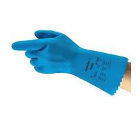 Gants de protection chimique bleus ALPHATEC® 87-029 - 12 paires - taille 8 ANSELL