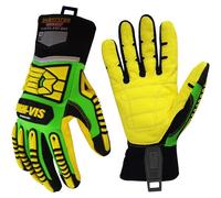 Gants de protection contre les coupures, haute visibilité, taille M, en néoprène, conformes à la norme EN388, niveau 5