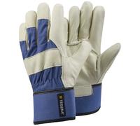Gants de protection paume en cuir vachette TEGERA Bleu Taille 10