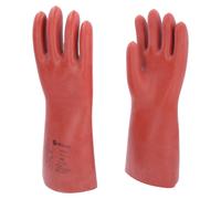 Gants de protection pour électriciens avec protection mécanique et thermique, taille 12, classe 2, rouge
