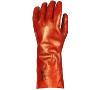 Gants de protection PVC rouge Euro Proctection enduit 36 cm taille 10 - Eurotechnique - 3620