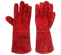 Gants de soudage en cuir de vache de 14 pouces, gants de Protection des mains du soudeur