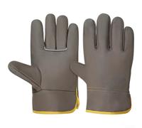 Gants de soudeur en cuir de vachette résistants à la chaleur courts | Véritable fendu en cuir de vachette, résistant à la chaleur jusqu'à haute température, idéal pour le soudage