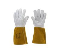 Gants de soudeur EUROWELD 100 TIG fleur caprin manchette croûte 15cm taille 10 - - 1WEL100010