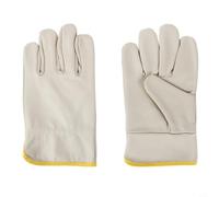 Gants de soudure en cuir entier, résistants à la chaleur et à l'abrasion pour la soudure, le barbecue et le jardinage, respirants avec protection avant-bras, cuir de vachette robuste pour une chaleur