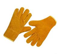 Gants de soudure en de vache ignifuges 255mm Gants de soudure | de vache naturel, traitement ignifuge, protection thermique, soudure à l'arc, métal chaud
