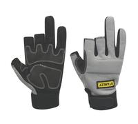 Gants de travail 3 doigts ouverts Stanley Performance gris taille L