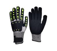 Gants de travail Antidérapants Protecteurs Résistants aux coupures(XXL)