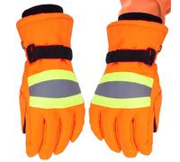 Gants de travail d'hiver, gants de sécurité réfléchissants avec conception imperméable anti-vibration, gants d'extérieur flexibles pour contrôle de la circulation, cyclisme, escalade, travail de cour